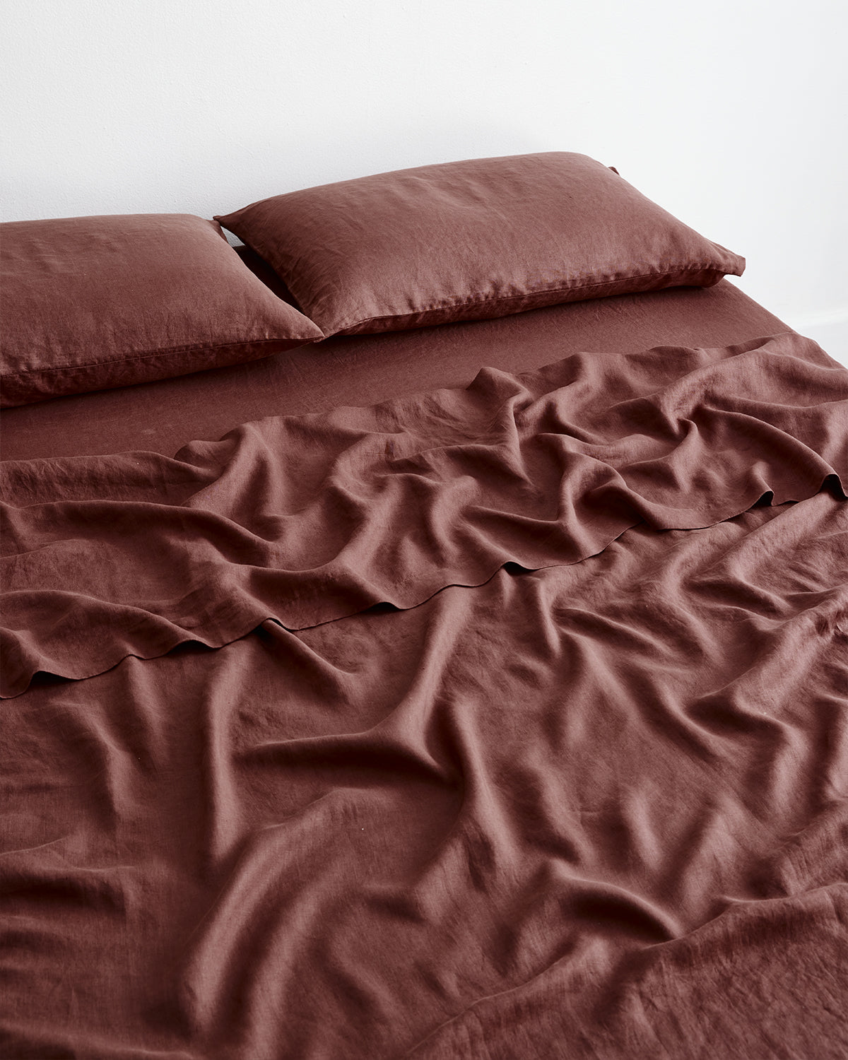 Linen Roots Sheets Cacao 100% French Flax Linen Sheet Set – Bed Threads